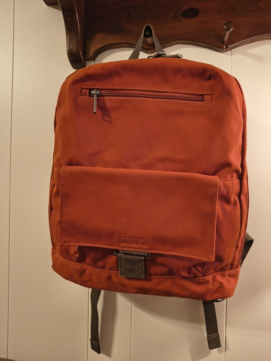 Timberland Other - Vintage Timberland Rust Orange Canvas Backpack